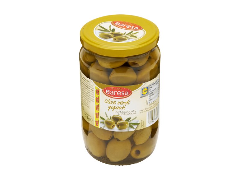 Olive verdi denocciolate giganti XXL
