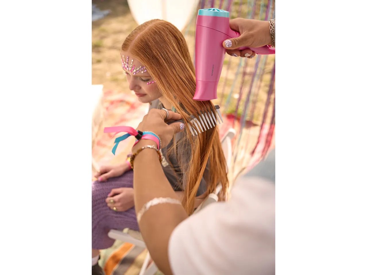 Asciugacapelli pieghevole da viaggio