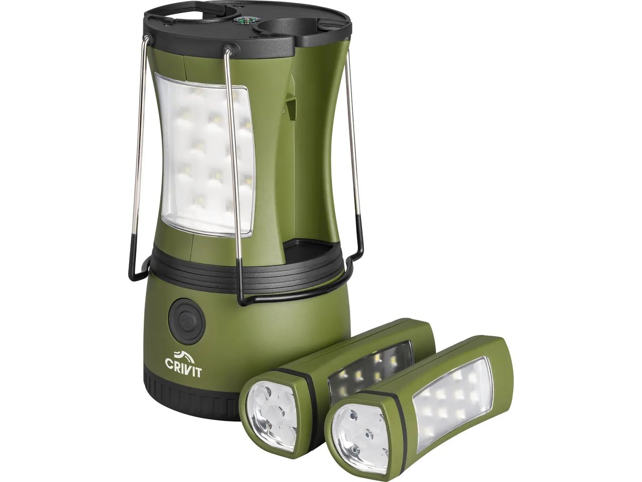 Lampada LED da campeggio 2 in 1