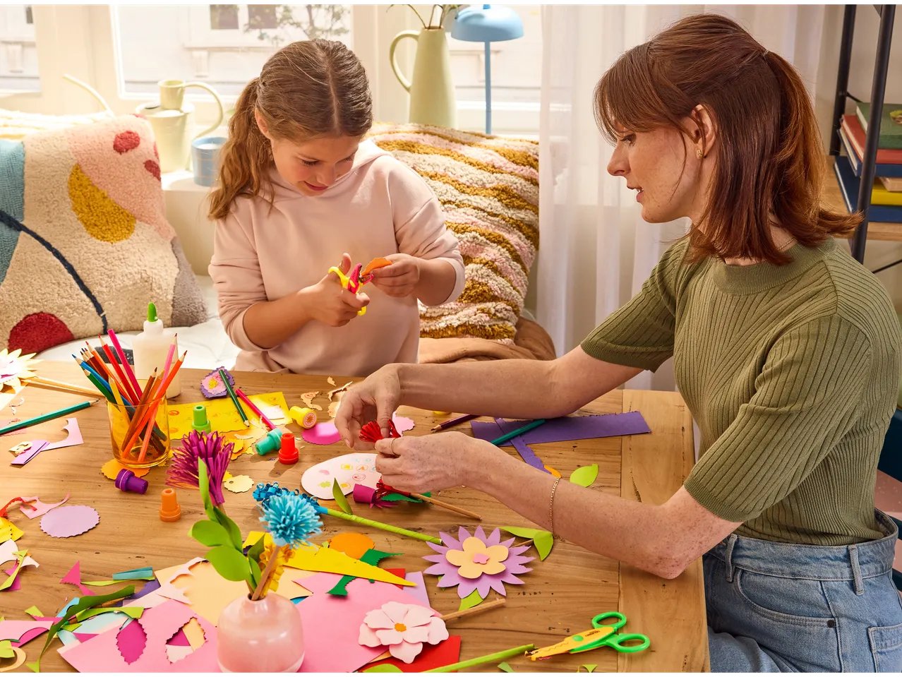 Blocco carta o cartoncini colorati, 50 o 25 pezzi