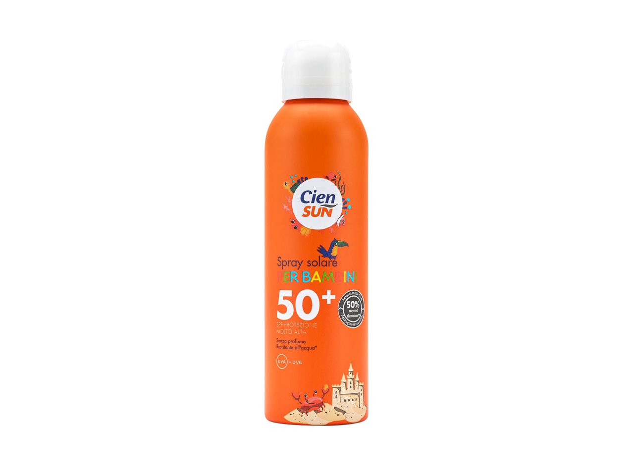 Spray solare per bambini SPF50+