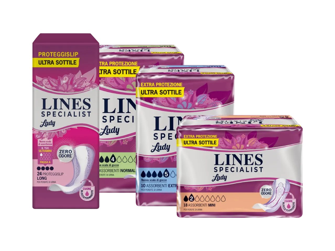 Specialist assorbenti per incontinenza