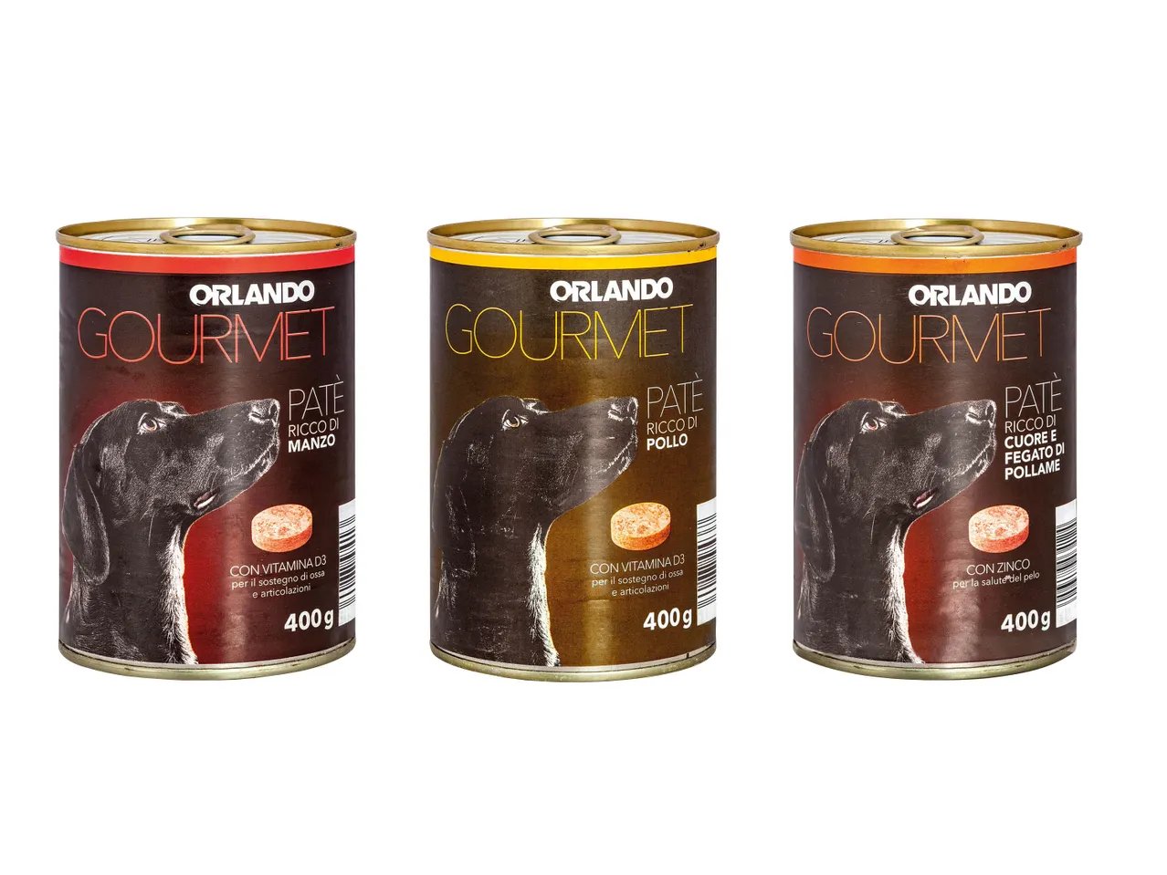 Patè per cani in lattina