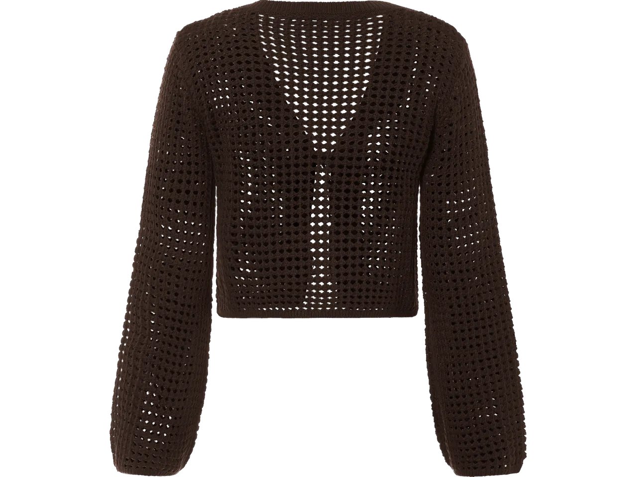 Cardigan traforato da donna