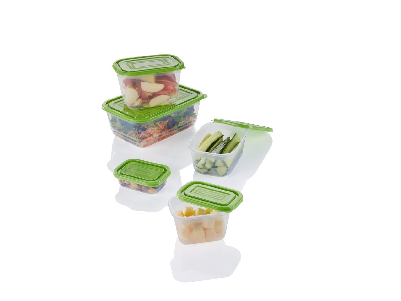 Set contenitori salvafreschezza, 17 pezzi