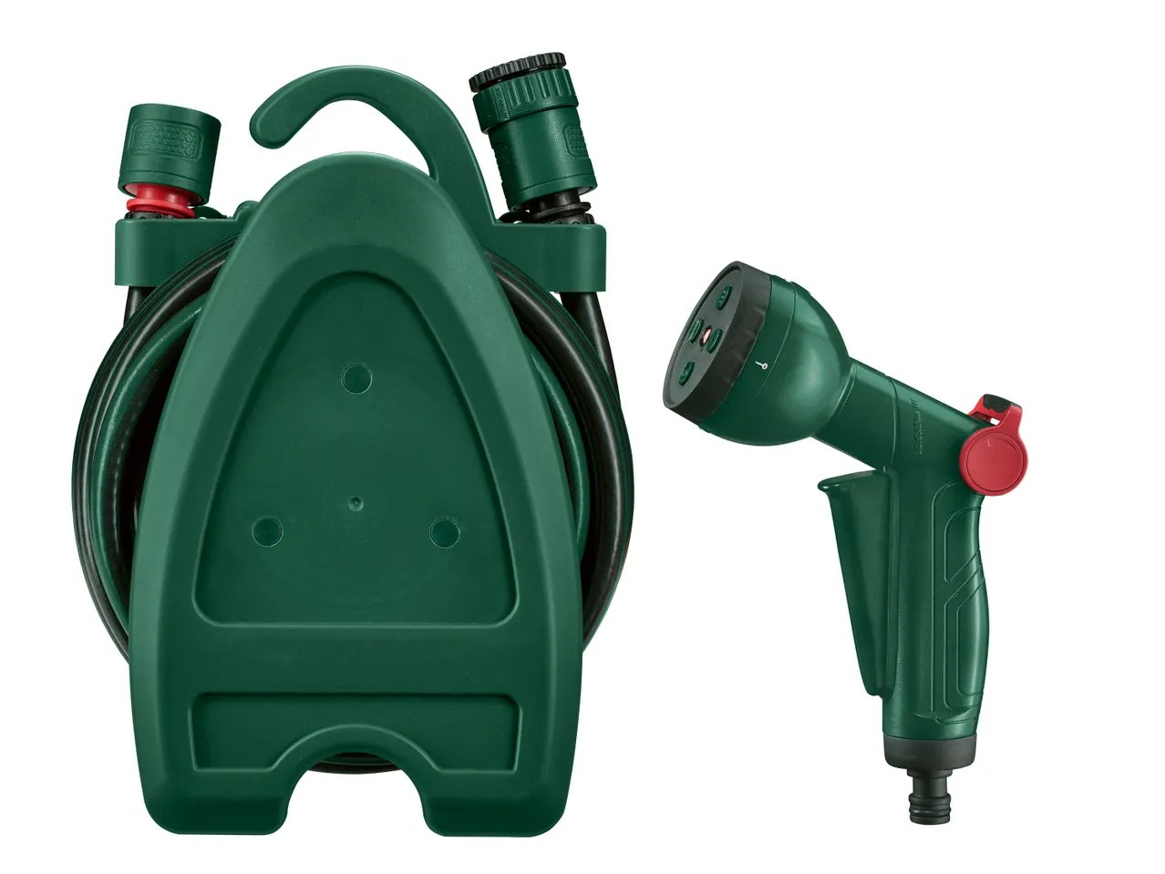 Set tubo per irrigazione con supporto da parete