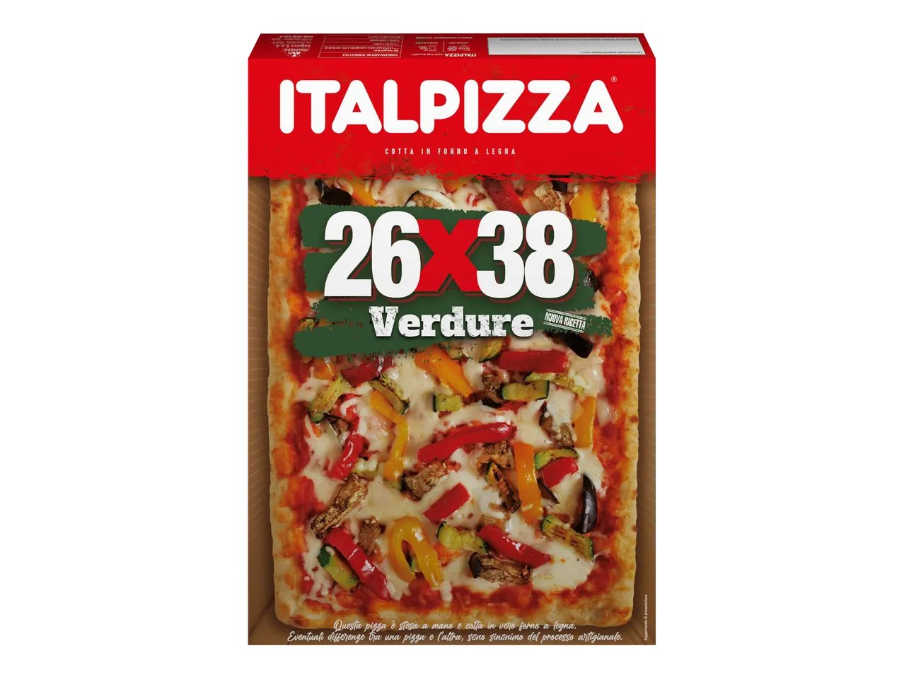 Pizza alle verdure 26x38 cm