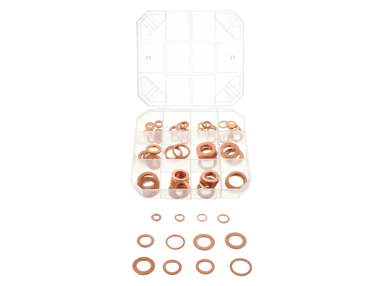 Set guarnizioni o O-ring, 100, 386 o 419 pezzi