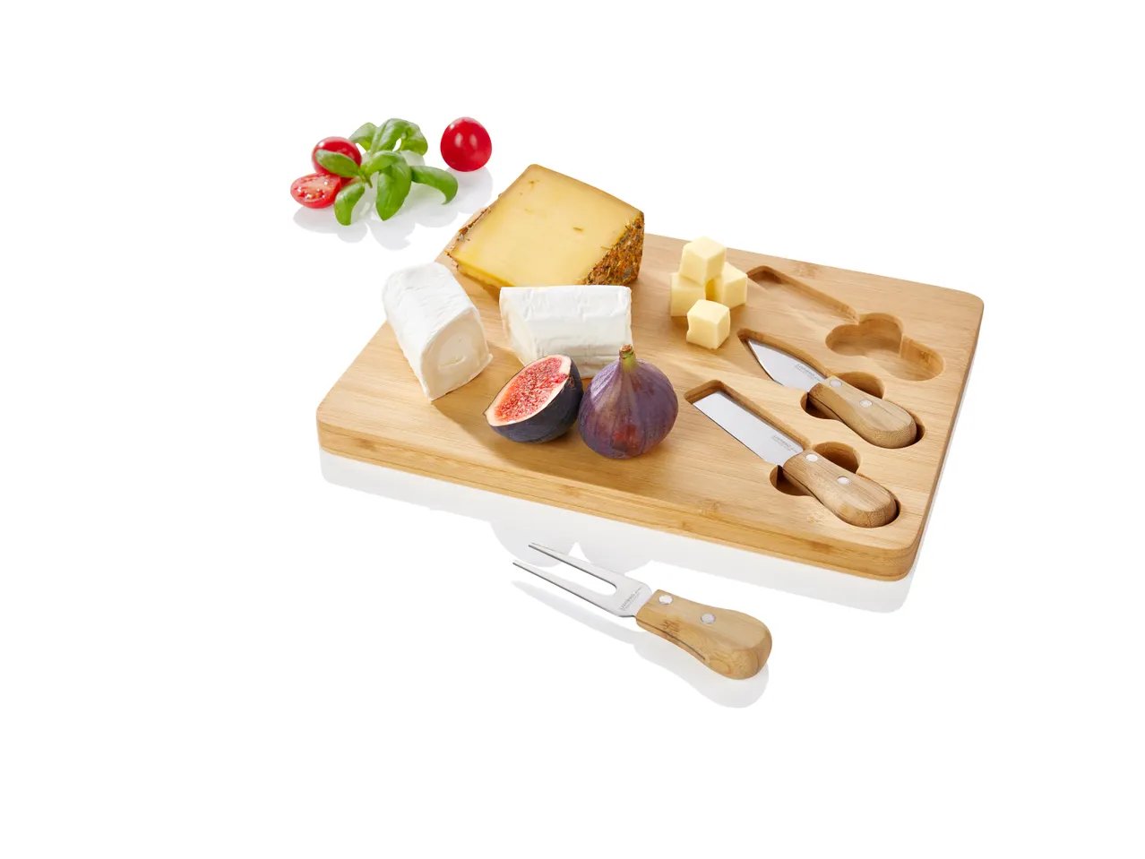 Tagliere, vassoio o piatto girevole in bambù