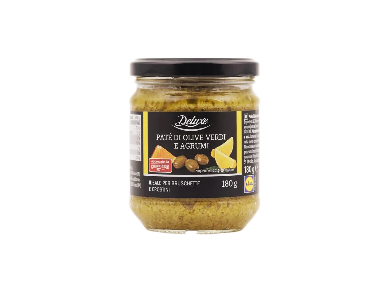 Paté di olive verdi e agrumi