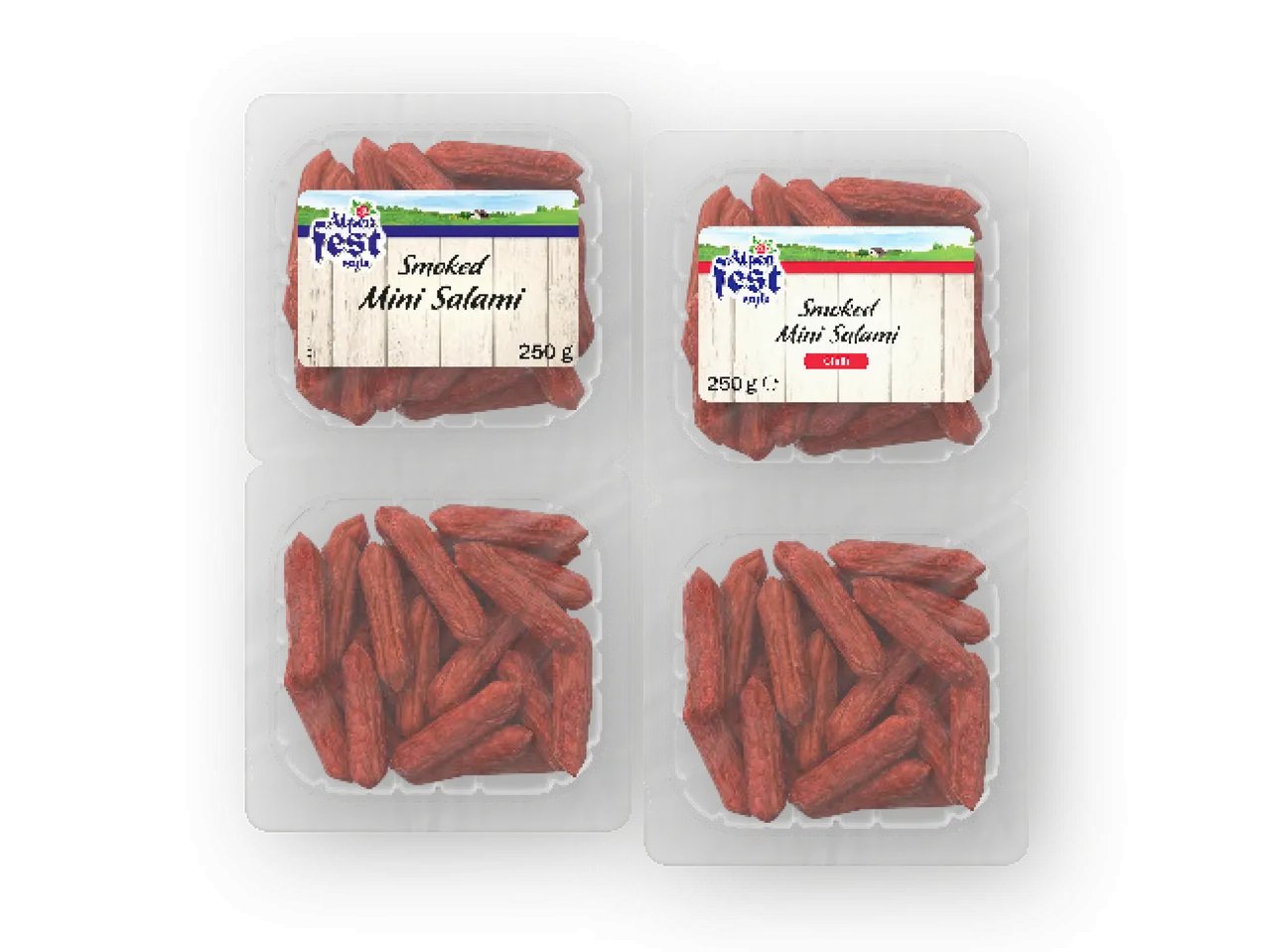 Mini salamini affumicati