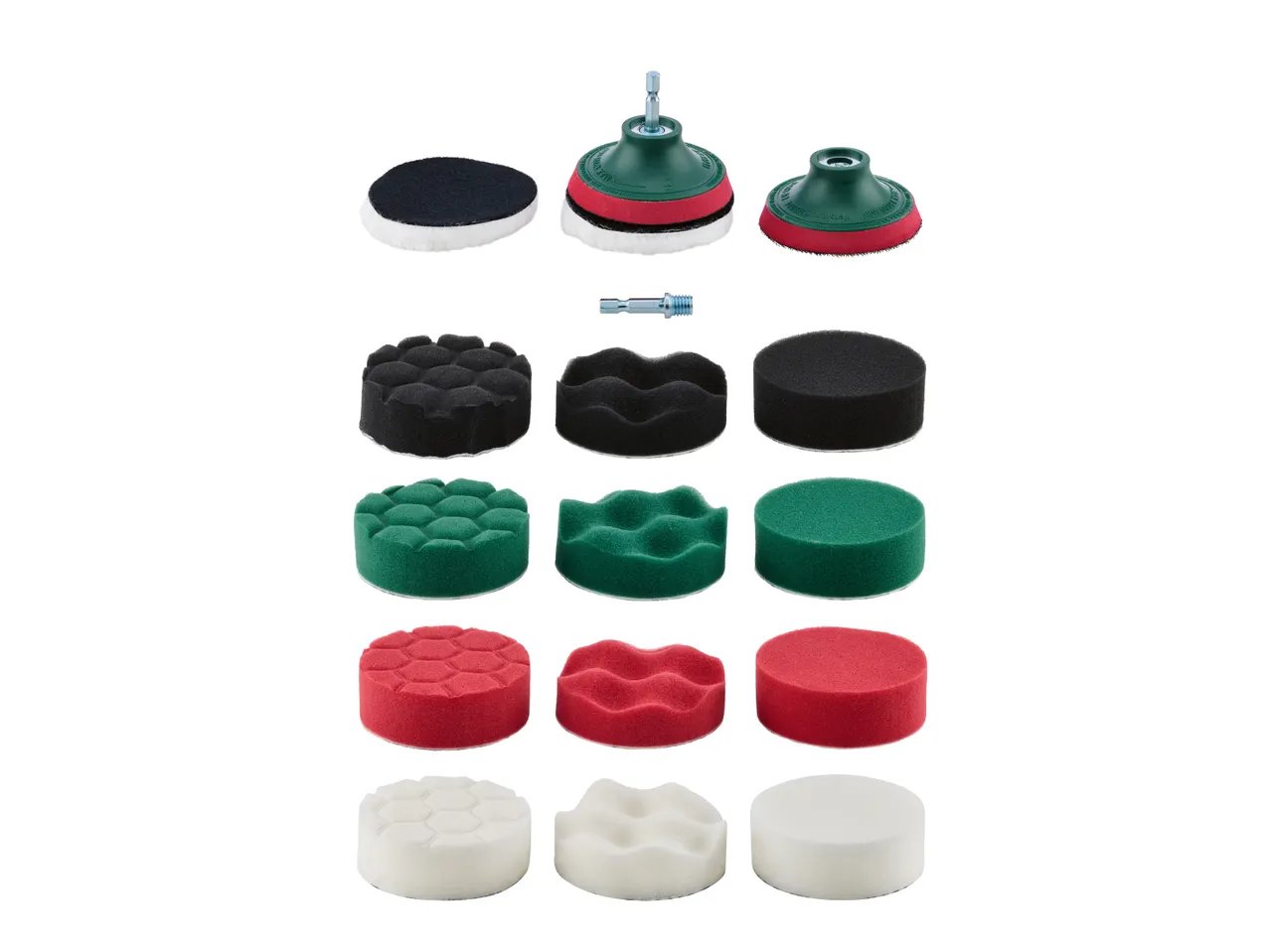 Set inserti e spugne per lucidatura, 31 pezzi