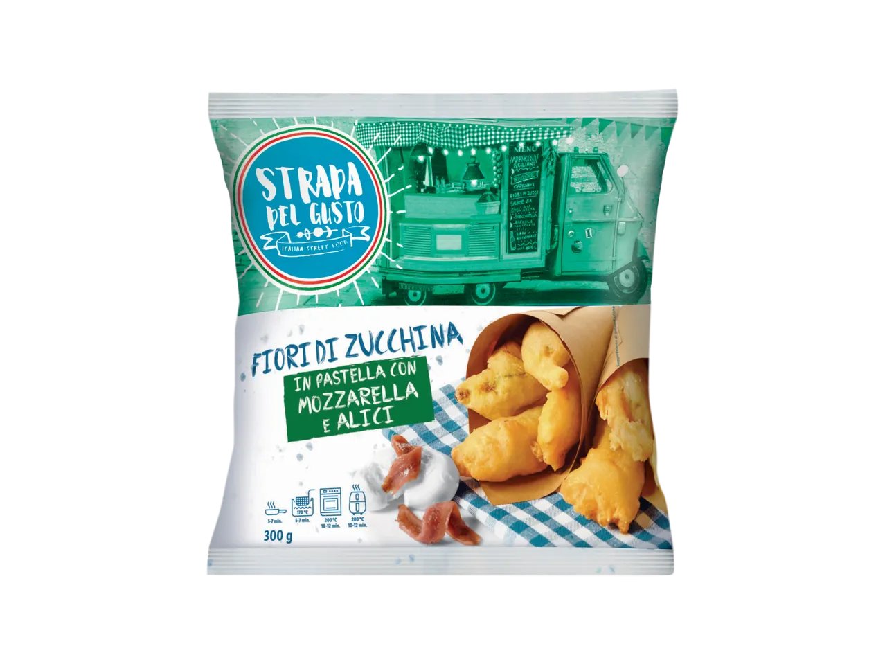 Fiori di zucchina in pastella