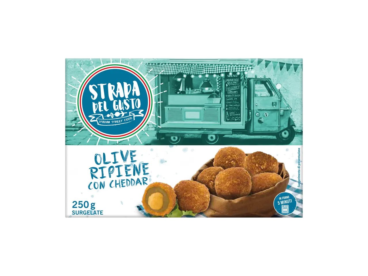 Olive ripiene al Cheddar