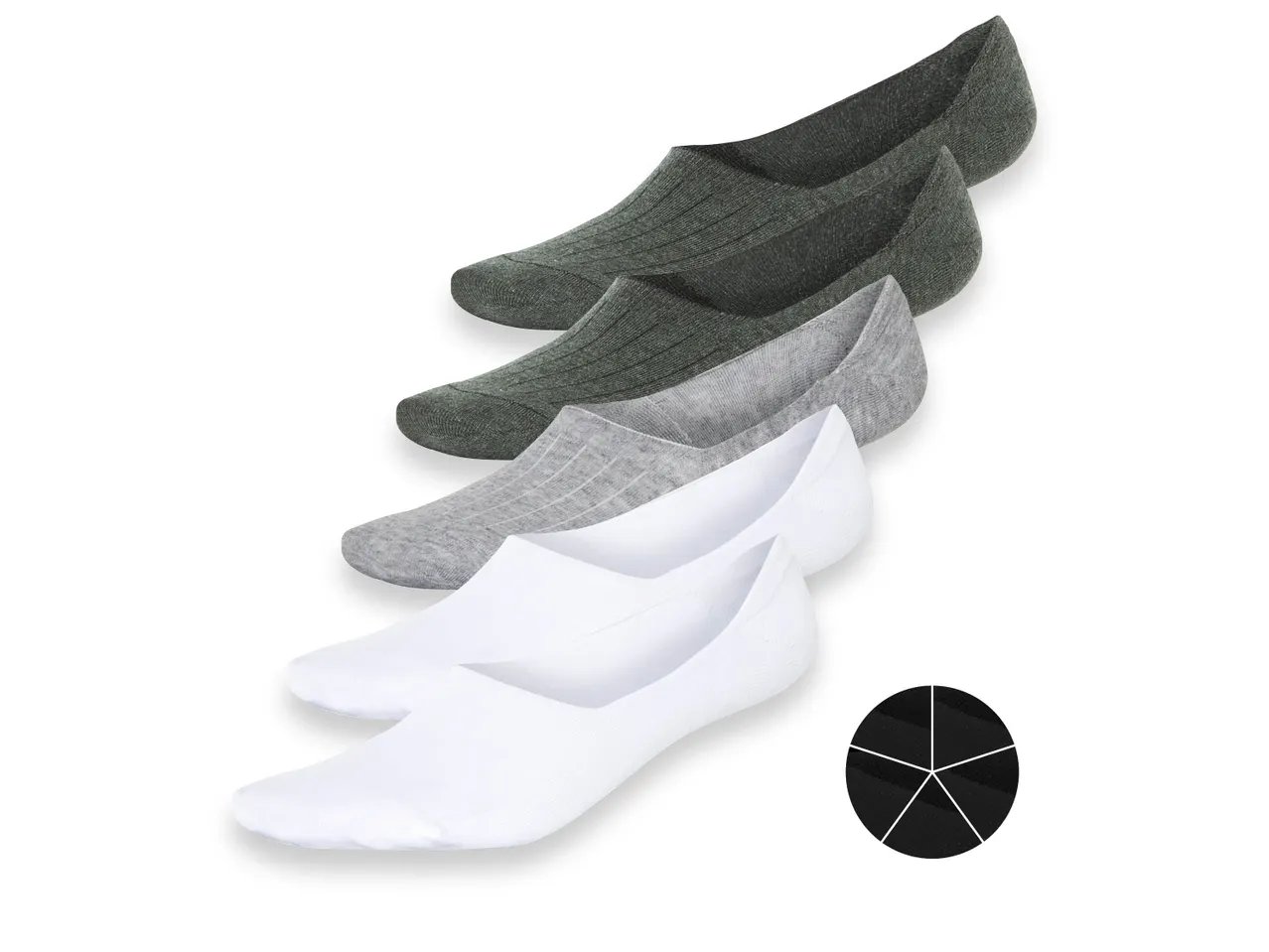 Salvapiedi da uomo, 5 paia