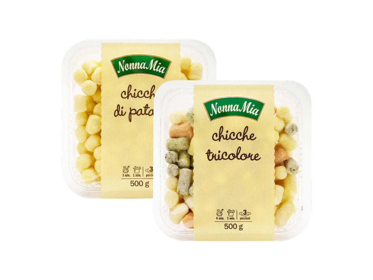 Chicche di patate o chicche tricolore