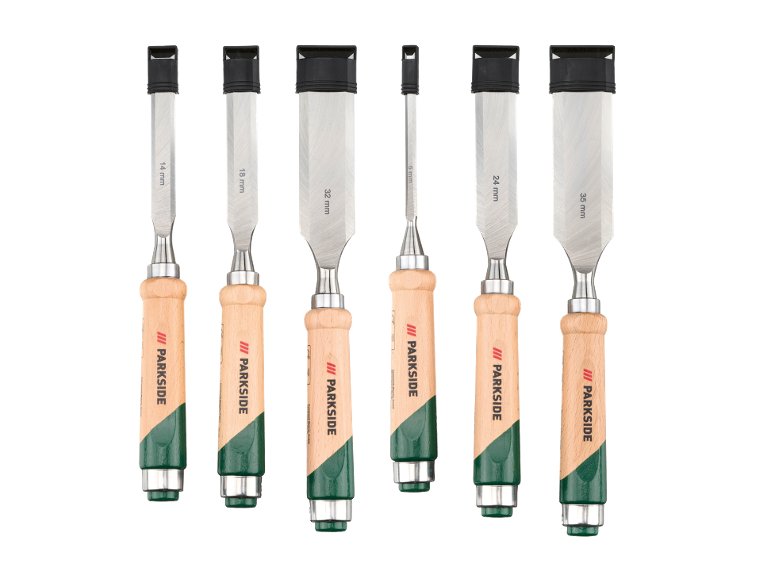 Set scalpelli per legno, 6 pezzi