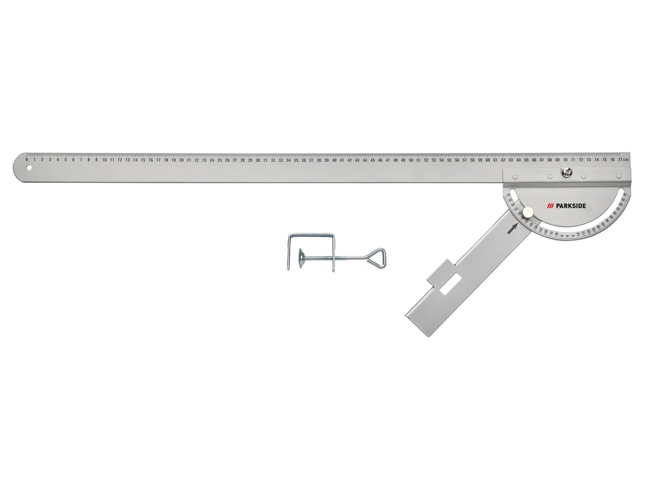 Livella, set squadre, guida di bloccaggio e di taglio o guida per spinatura