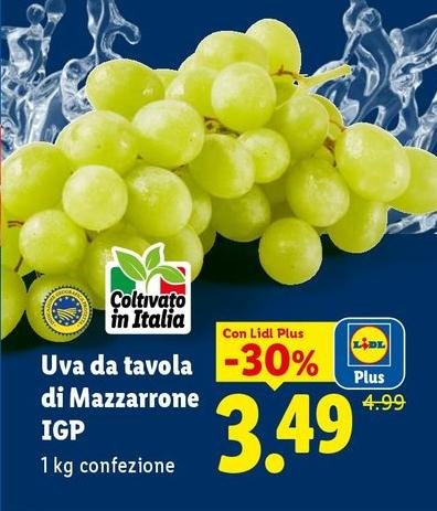 Uva Da Tavola Di Mazzarrone IGP