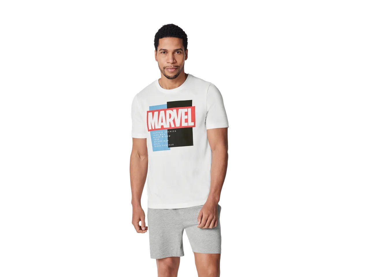 Pigiama corto da uomo “Mickey Mouse, Marvel, Stitch”