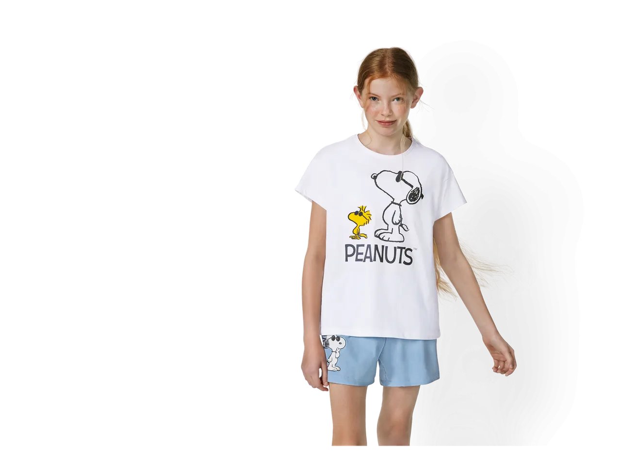 Pigiama corto da bambina “Minnie Mouse, Peanuts, Stitch”