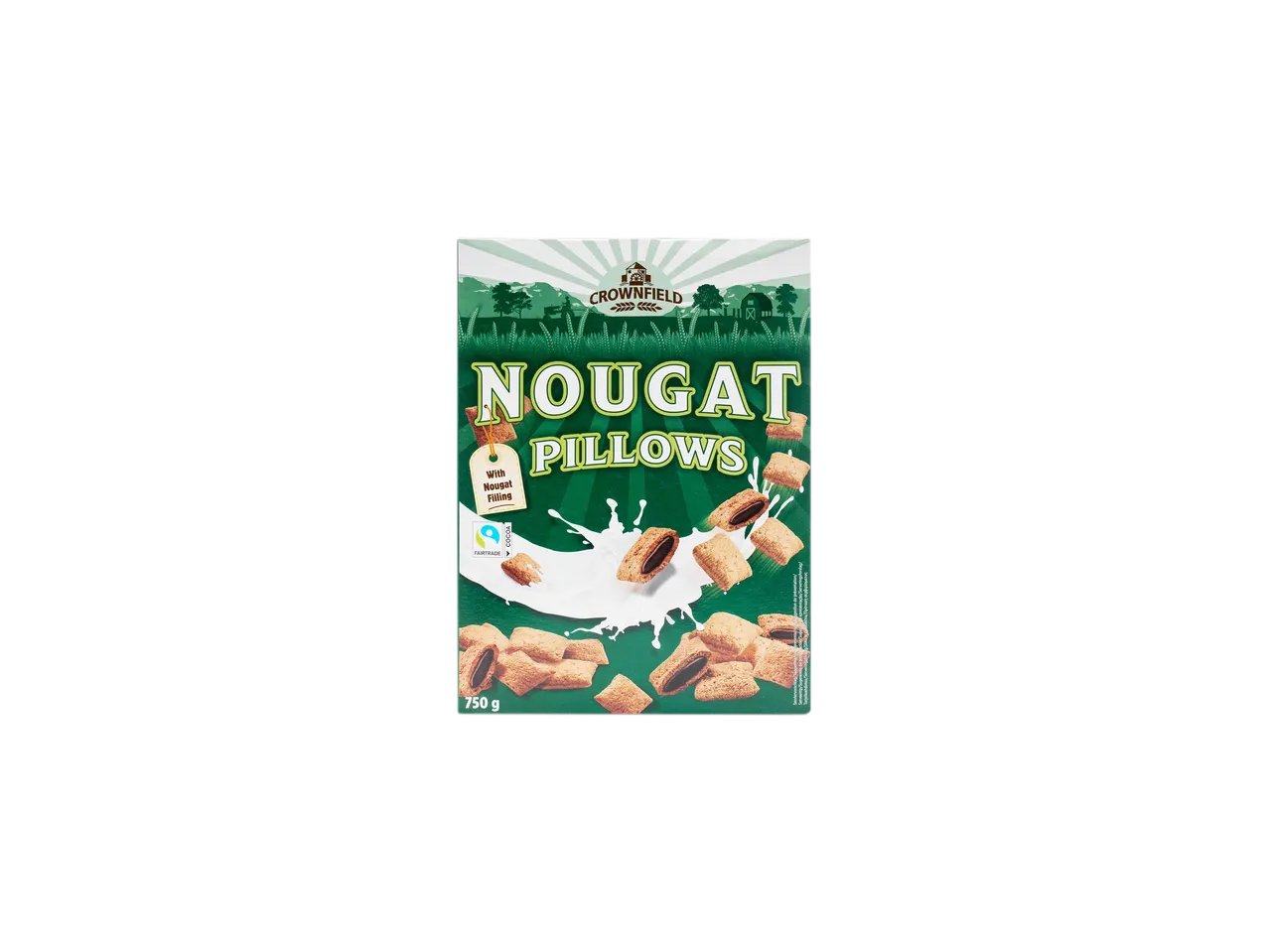 Cereali ripieni alla nocciola