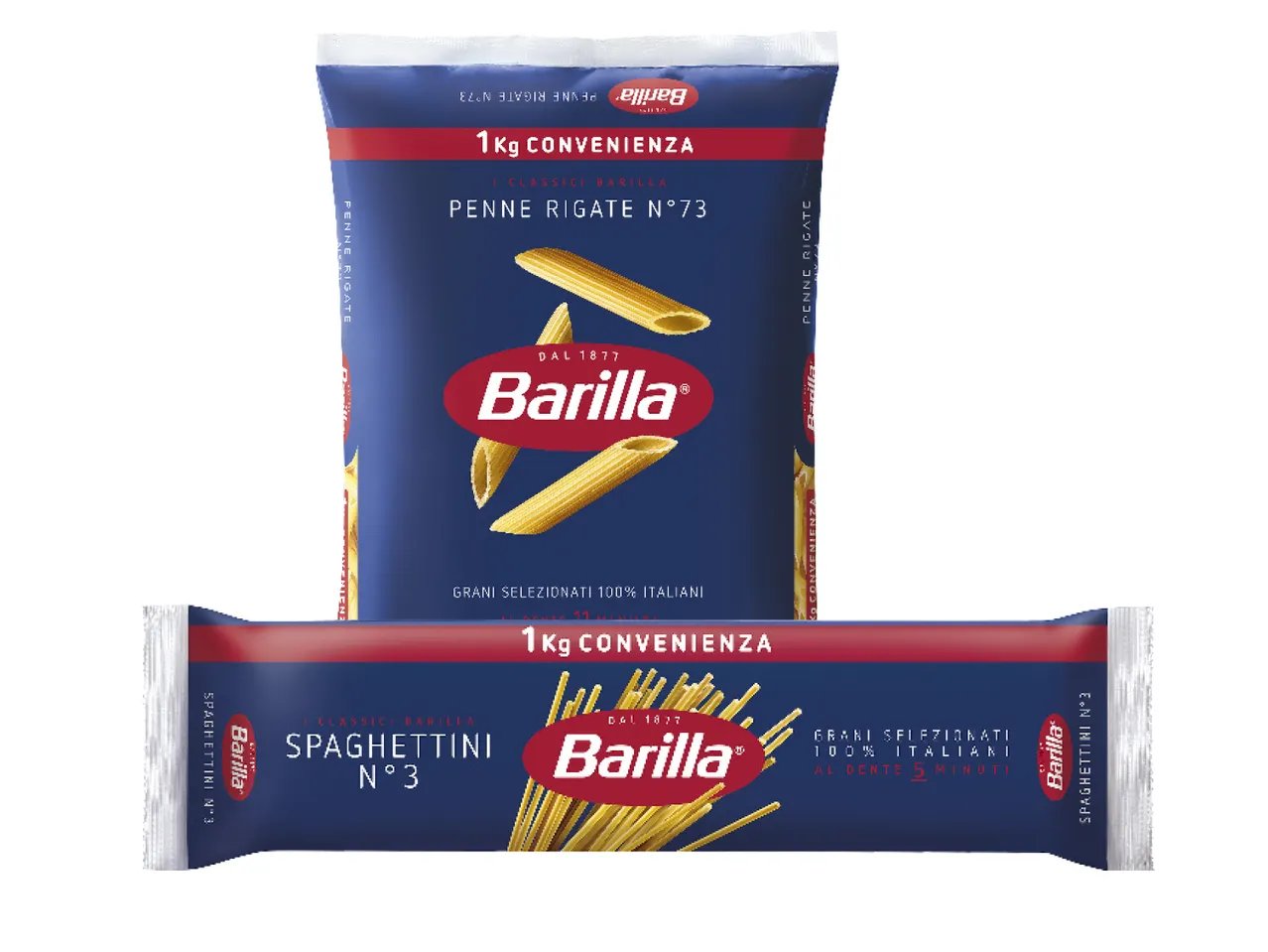 Spaghettini o penne rigate