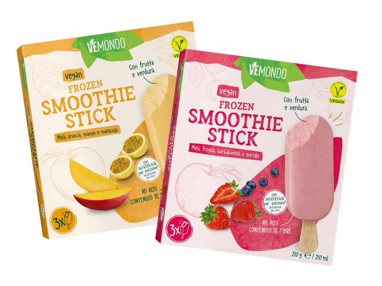 Gelato al gusto smoothie