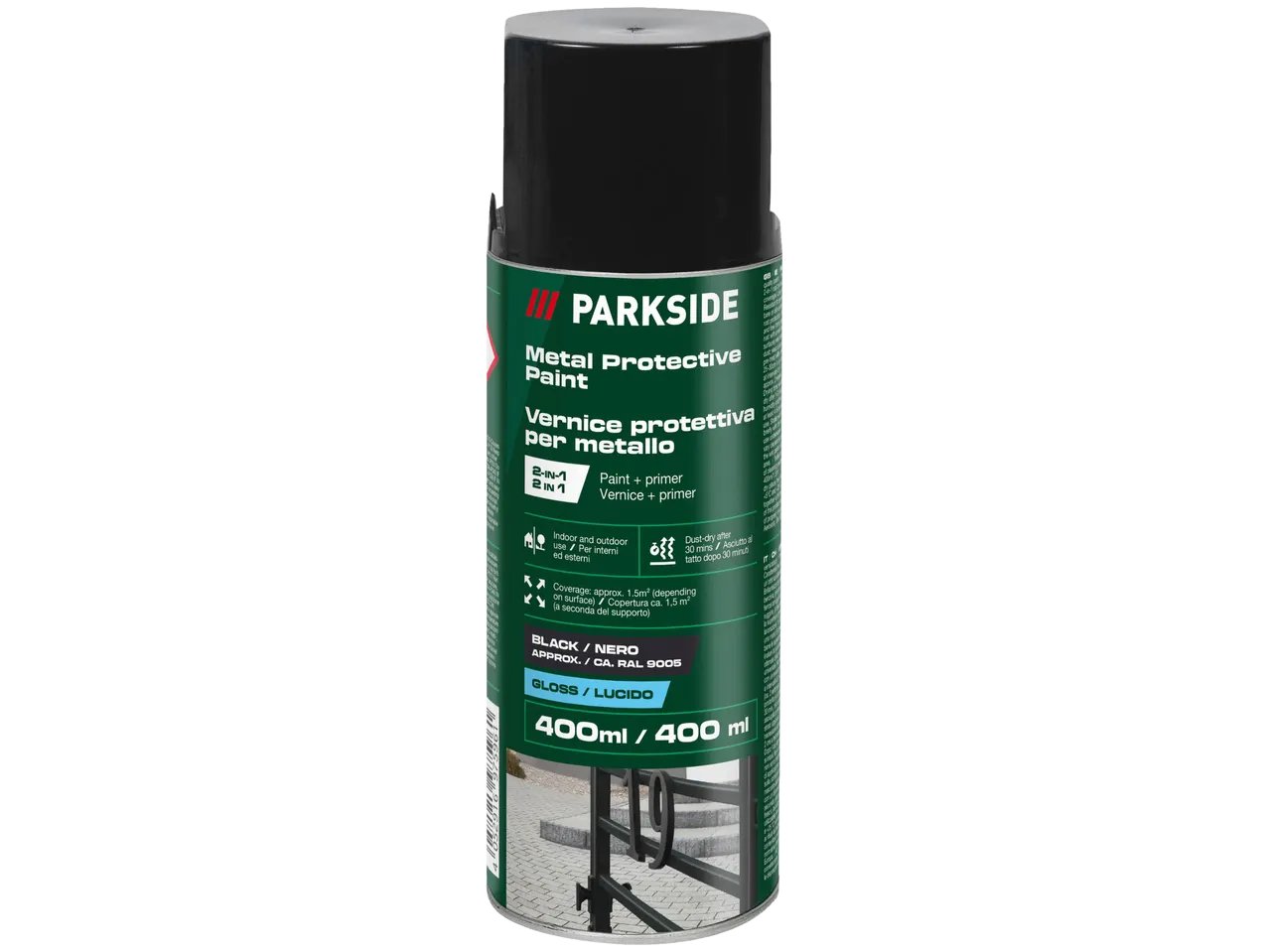 Vernice protettiva colorata per metallo, 400 ml