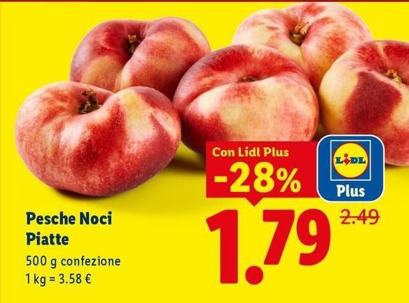 Pesche Noci Piatte