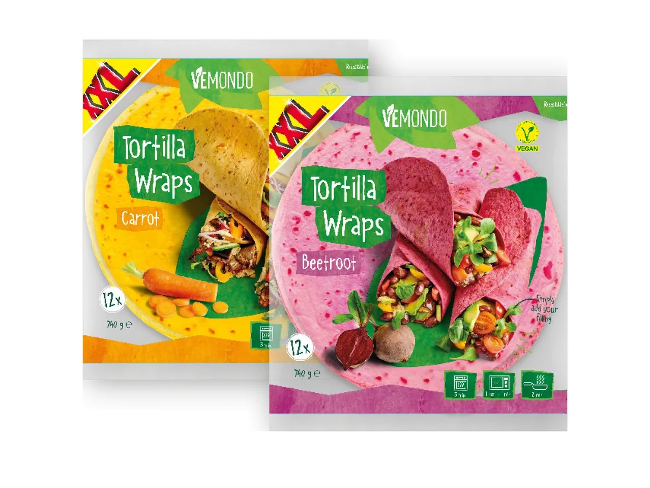 Wraps di verdure XXL