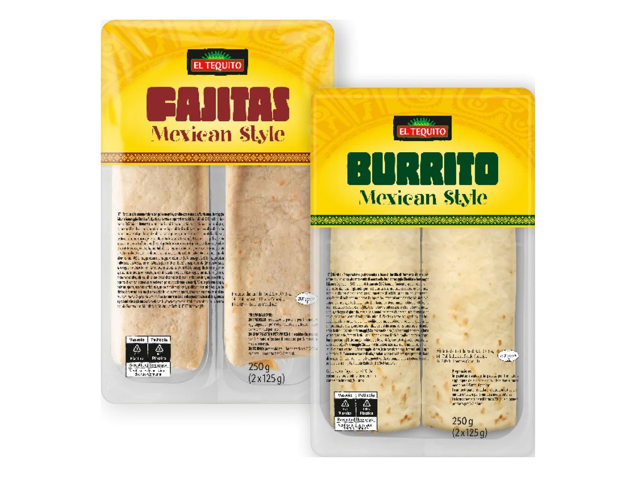 Burrito messicano o Fajita