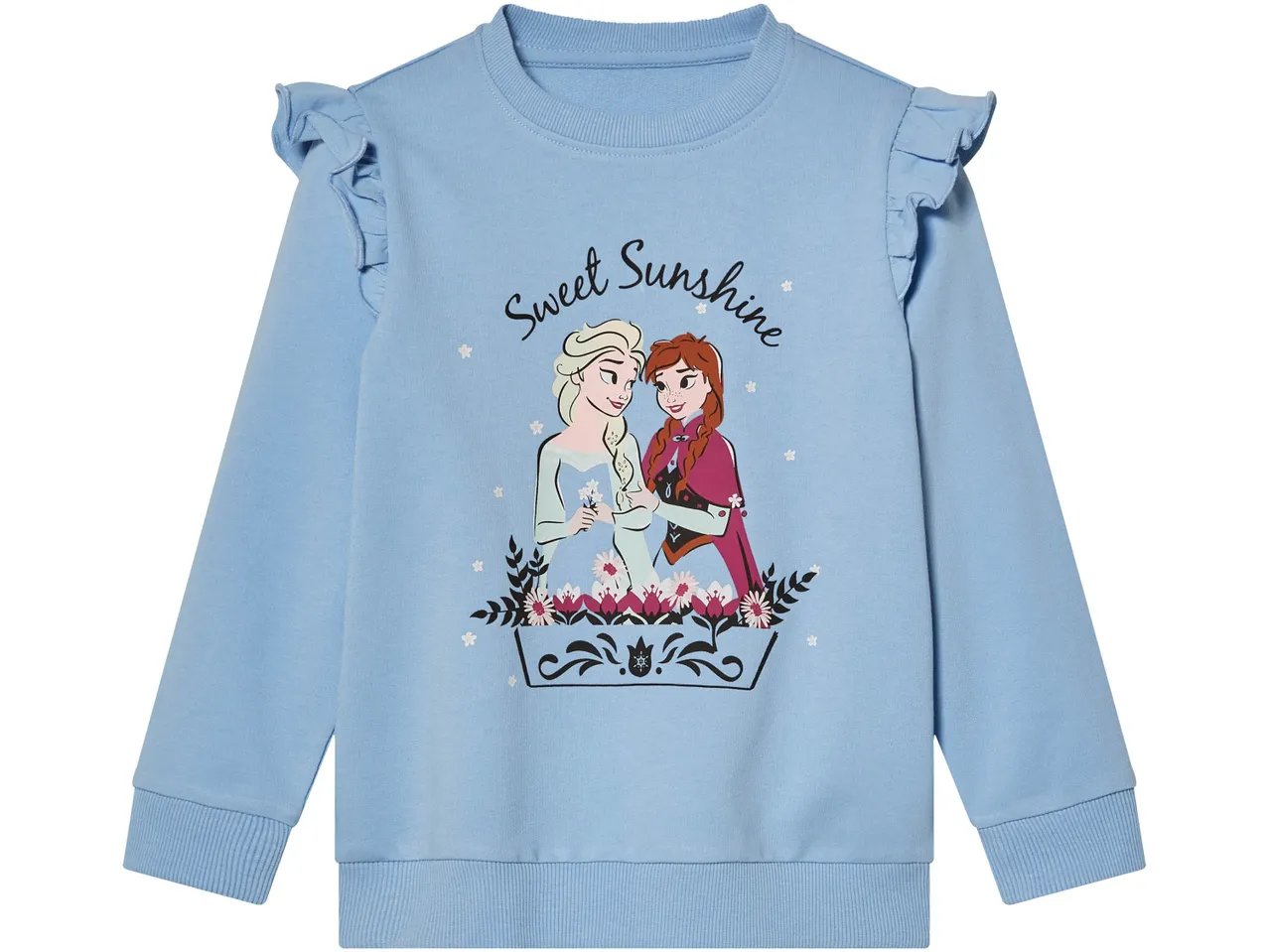 Felpa da bambina “Frozen, Minnie Mouse, Stitch”