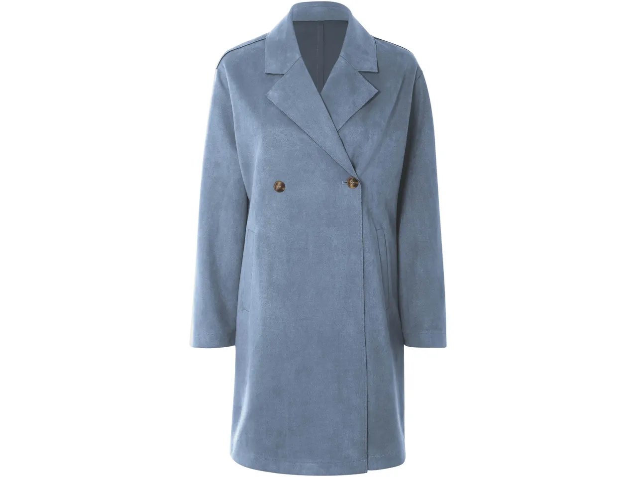 Cappotto effetto scamosciato da donna