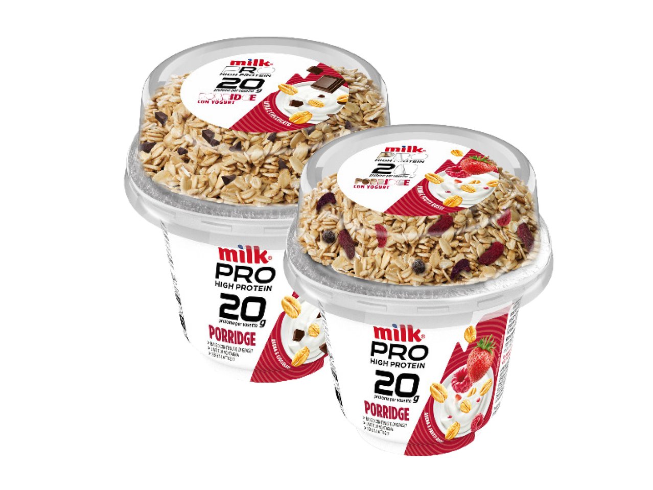 Porridge con yogurt e avena