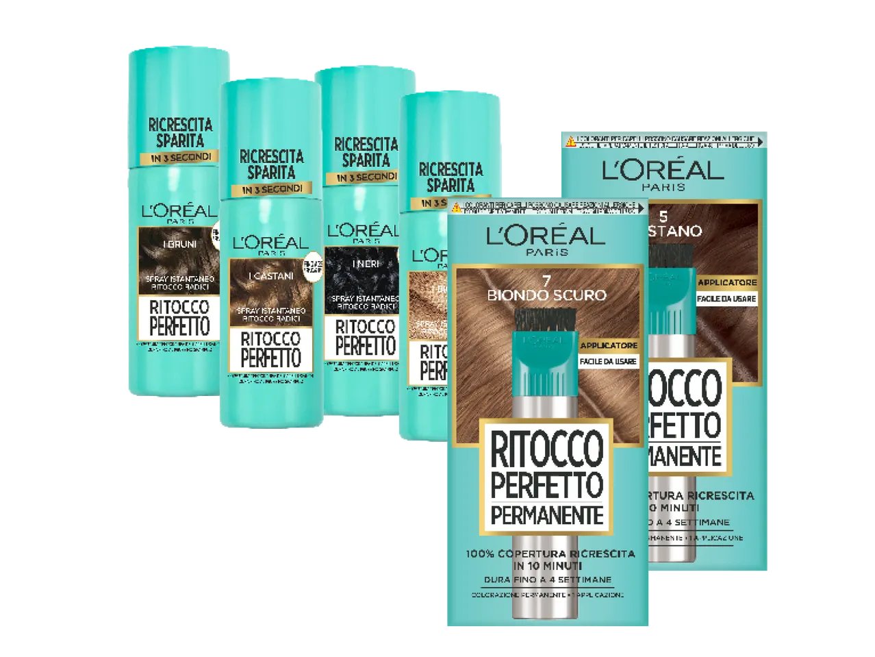 Ritocco Perfetto spray radici istantaneo o permanente