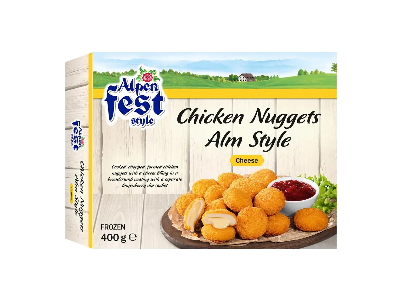 Nuggets di pollo "Alm Style"