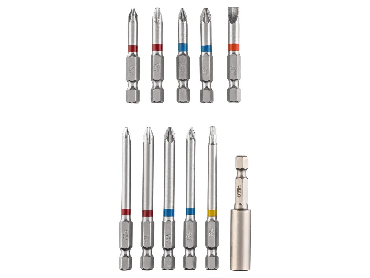 Set punte per trapano o set bit, 11 pezzi