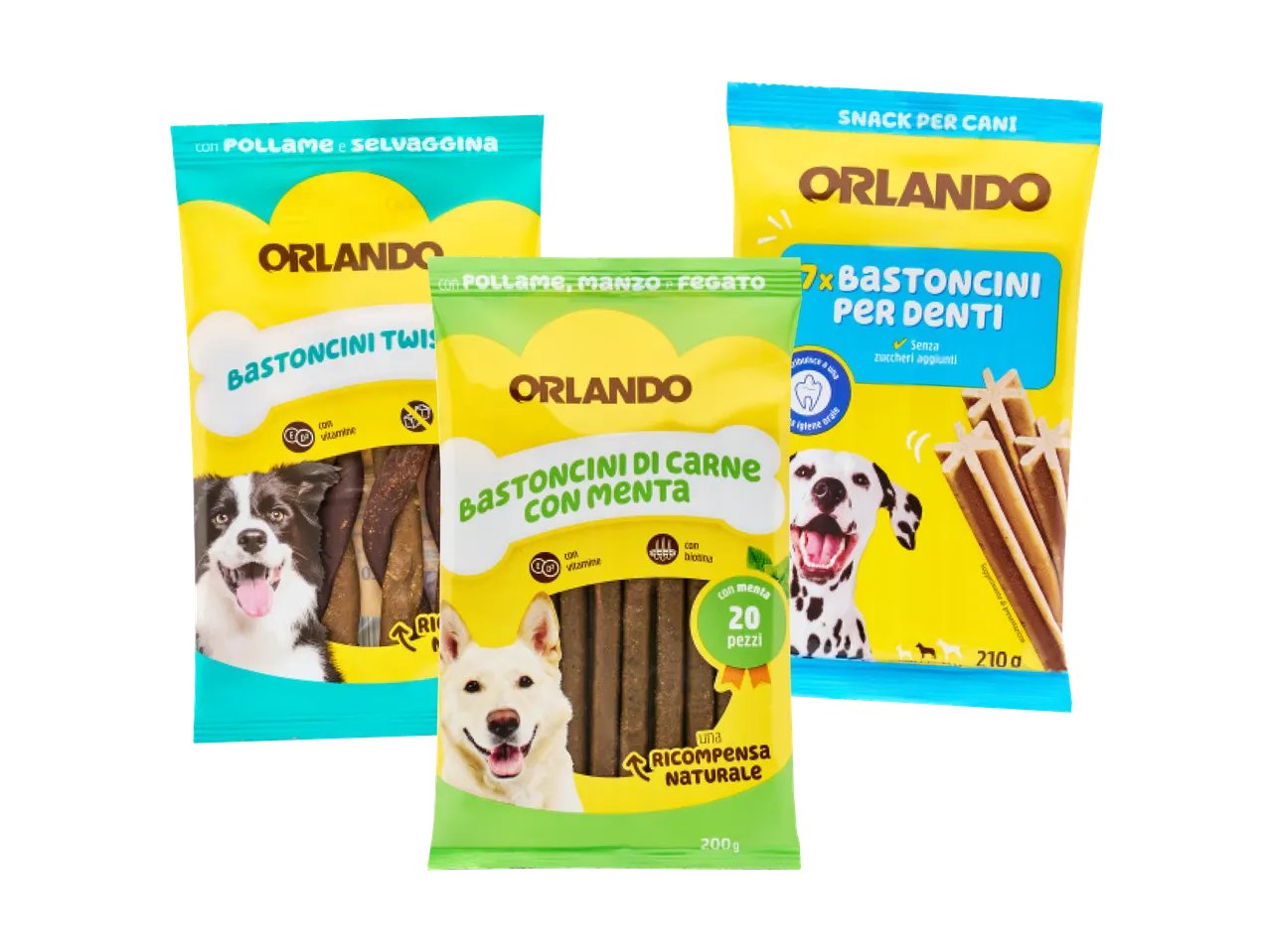 Bastoncini per cani
