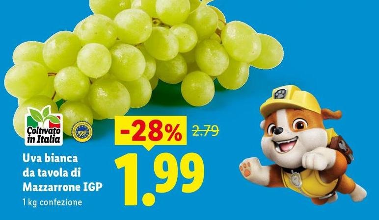 Uva Bianca Da Tavola Di Mazzarrone IGP