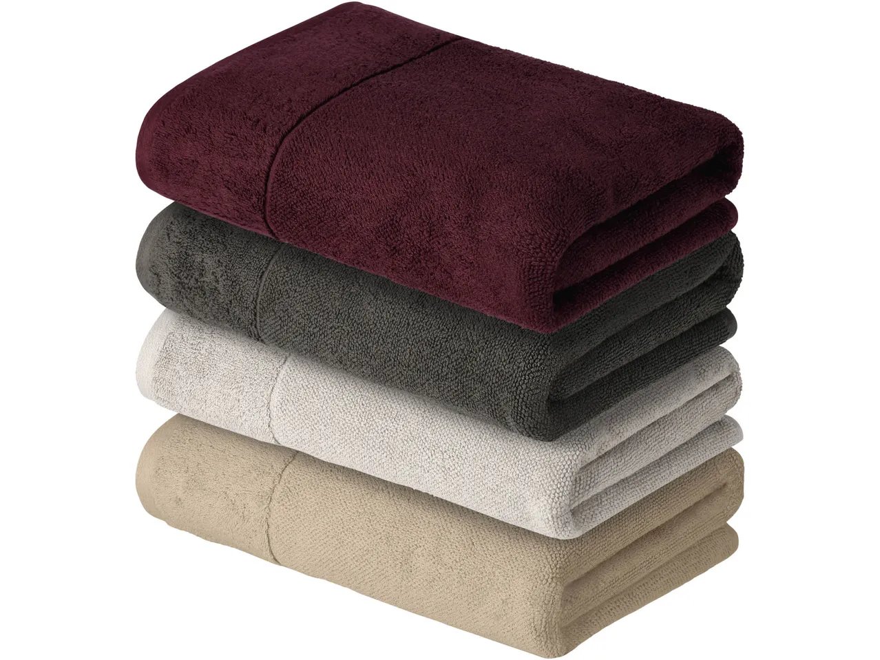 Telo doccia 70x140 cm o Asciugamano 50x100 cm, 2 pezzi