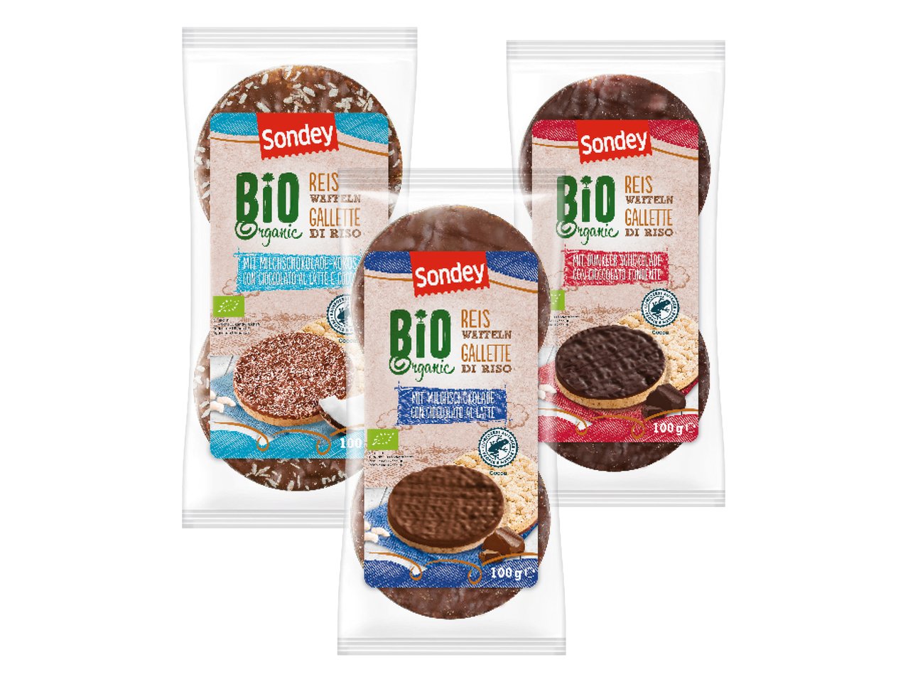 Gallette di riso al cioccolato Bio