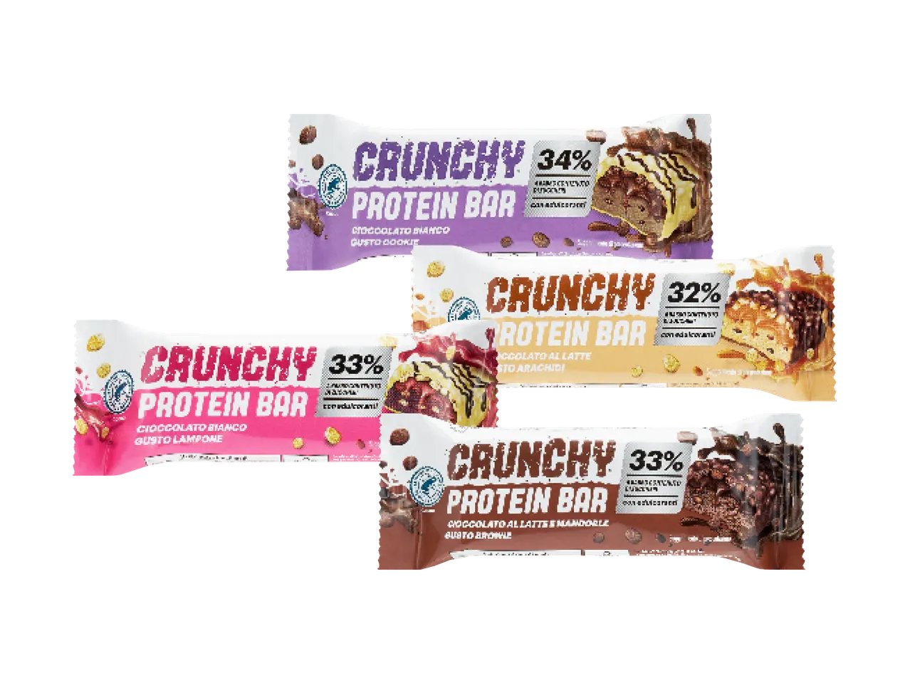 Barrette proteiche crunchy