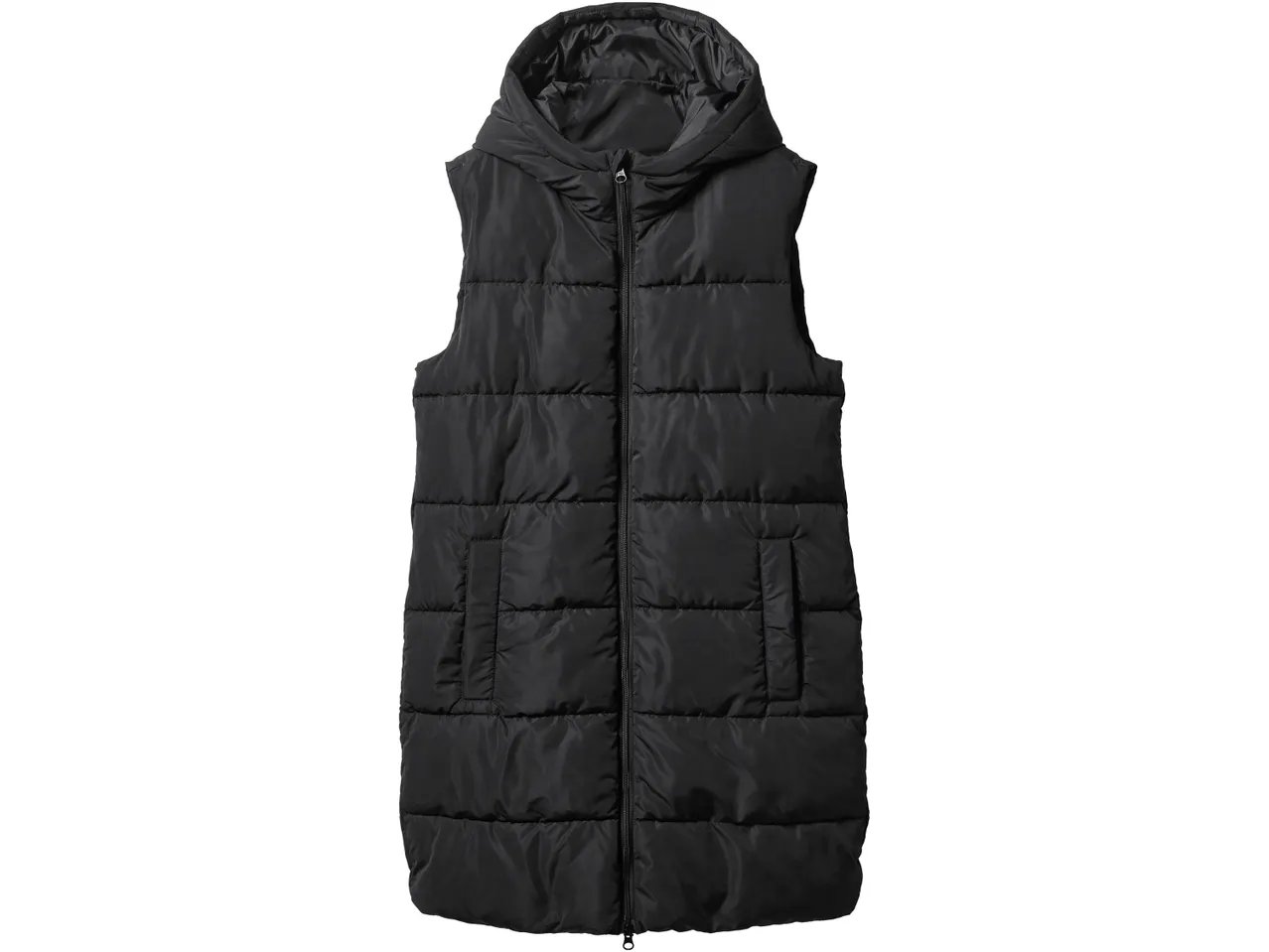 Gilet lungo imbottito da donna