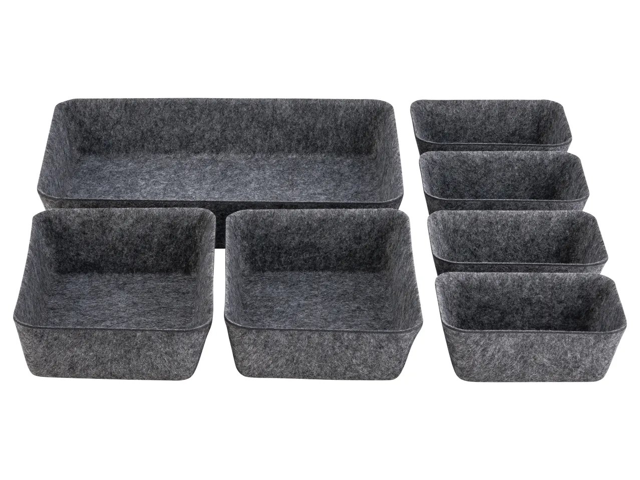 Set organizer in feltro, 7 pezzi