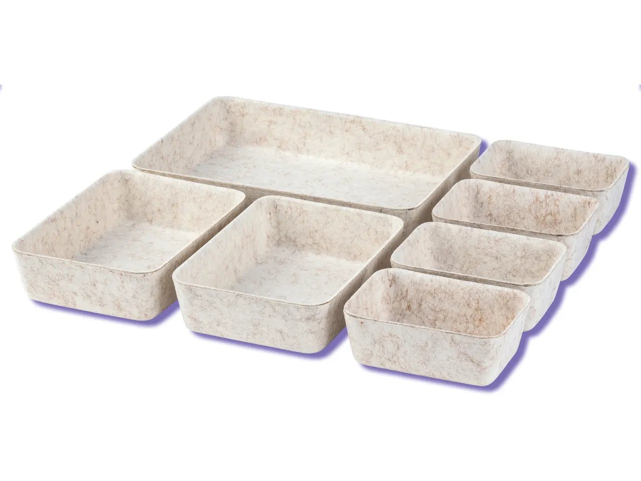 Set organizer in feltro, 7 pezzi