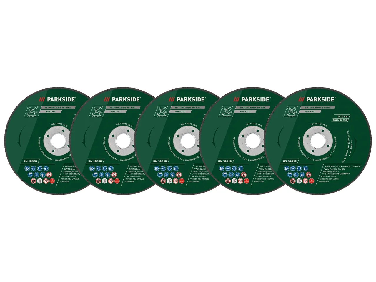 Mole per smerigliatrice angolare ø 76 mm