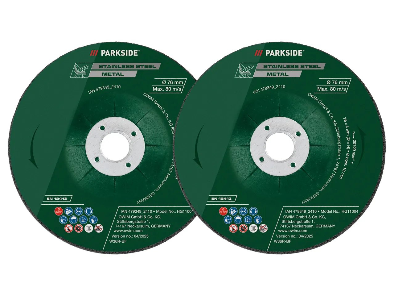 Mole per smerigliatrice angolare ø 76 mm