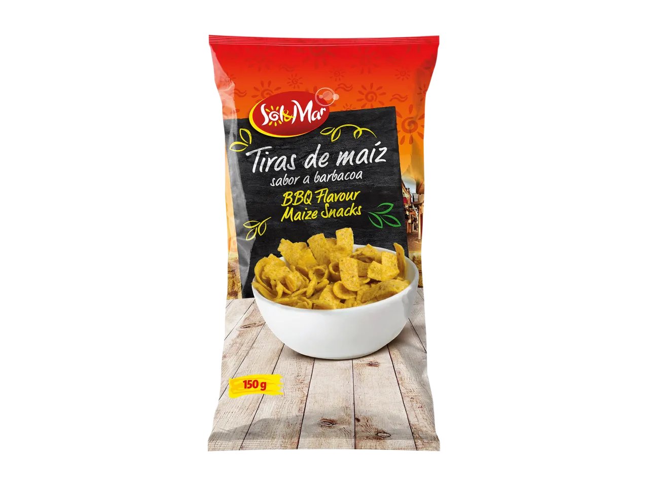 Snack di mais gusto BBQ