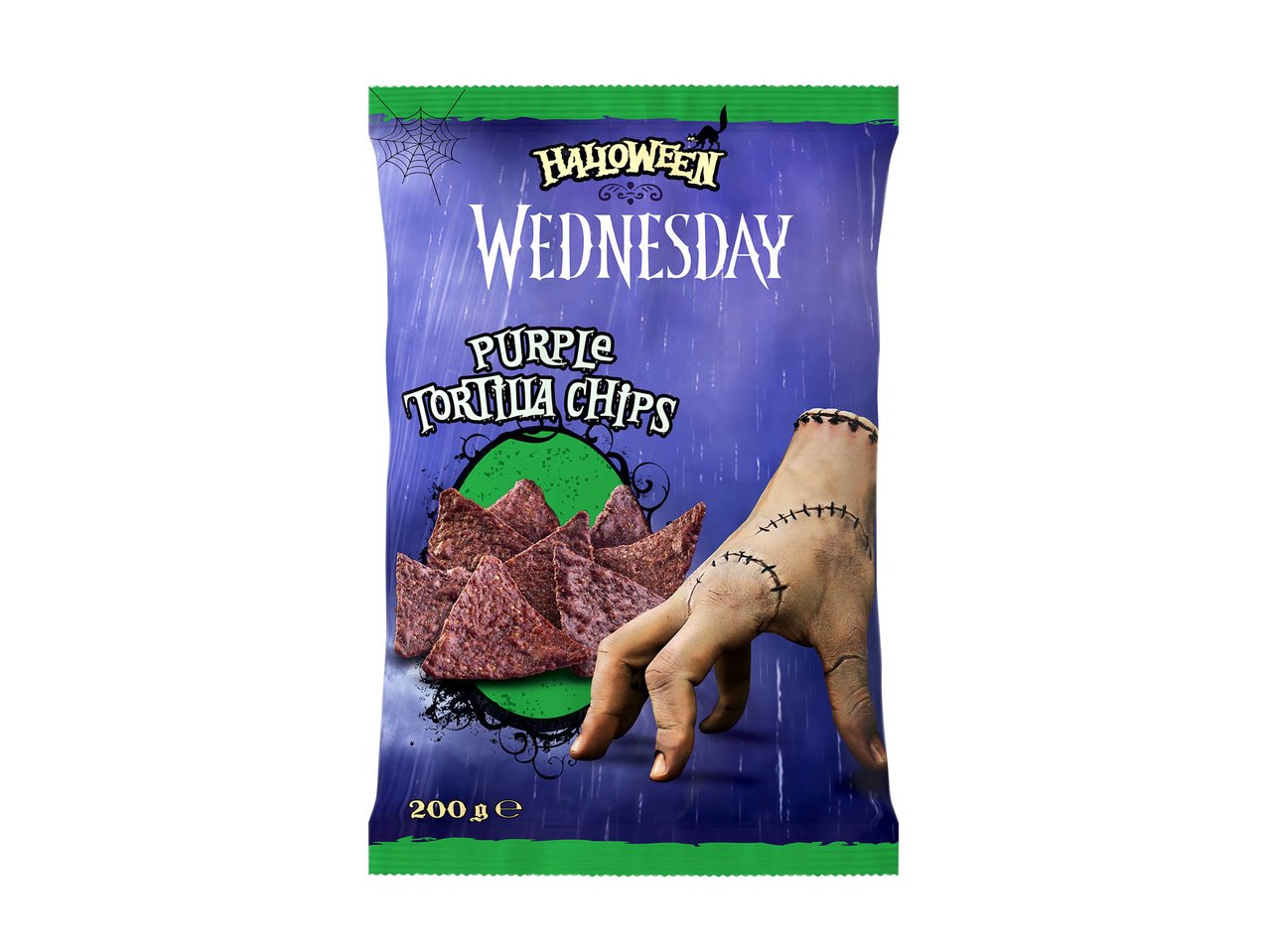 Tortilla di mais blu